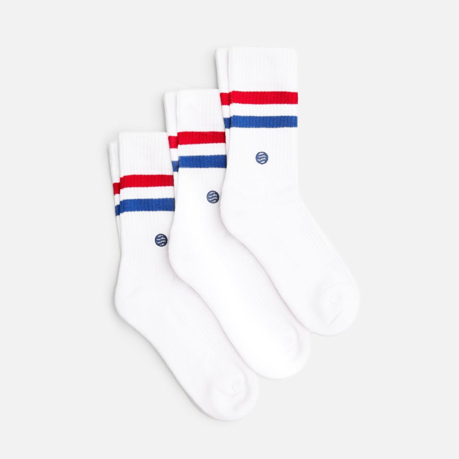 Retro Tennissocken weiß (3er Pack) Online-Schn?ppchen